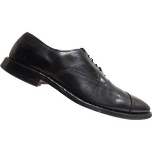 ALLEN EDMONDS Park Avenue Black Narrow Cap-Toe Oxfords 11.5AAA-US/11UK/45.5EU